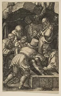 Shroud Gallery: The Entombment, from The Passion, 1512. Creator: Albrecht Durer