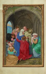 Lifting Prints: The Entombment; Prayer Book of Cardinal Albrecht of Brandenburg