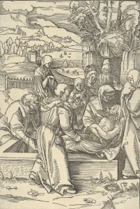 The Entombment, from Speculum passionis domini nostri Ihesu Christi, 1507