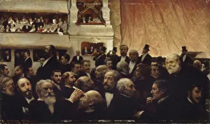 Entracte d une premiere ala Comedie-Francaise, 1885