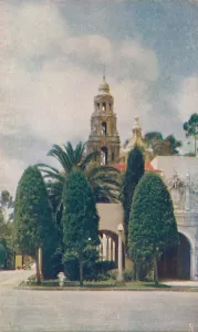 California Pacific International Gallery: Entrance to American Tel. and Tel. Exhibit, c1935