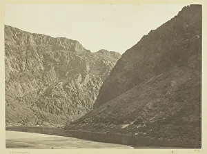 Tim Osullivan Prints: Entrance to Black Canon, Colorado River, 1871. Creator: Tim O'Sullivan