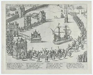 Float Prints: Entrance of the Cardinal and Archduke Albert to Brussels in 1596