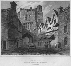 Tyne Wear Prints: Entrance to the Castle Garth Newcastle, Northumberland, 1814. Artist: John Greig