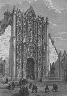 Sunday Best Prints: Entrance to the Cathedral of Mexico, c1890