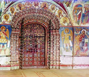 Jaroslavl Yaroslavskaya Oblast Russia Prints: Entrance into the Church of Saint John the Precursor