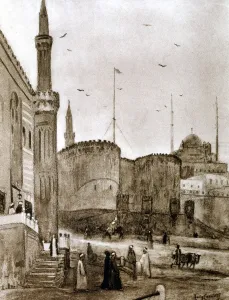 Entrance to the city, Cairo, Egypt, 1928. Artist: Louis Cabanes Entrance to the city, Cairo, Egypt, 1928. Artist: Louis Cabanes