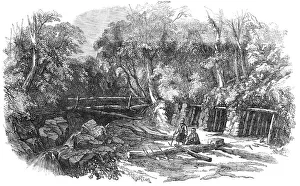 Miners Prints: Entrance to the Coal-Mine of Heraclea, on the Black Sea, 1854. Creator: Unknown