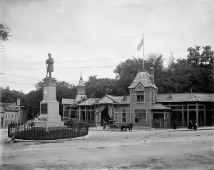 Spa Town Prints: Entrance to Congress Spring Park