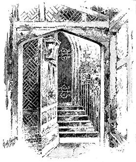 Carl Hentschel Ltd Prints: Entrance to the Curfew Tower, Windsor Castle, 1895. Creator: Carl Hentschel