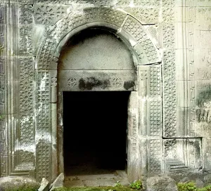 Georgia Asia Prints: Entrance in Dabskii Monastery, between 1905 and 1915