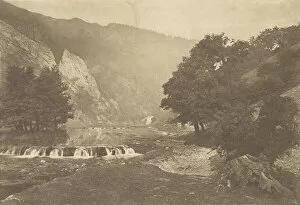 Entrance to Dove Dale, Derbyshire, 1880s, printed 1888. 1880s, printed 1888