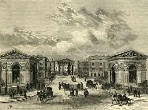 Capital City Prints: Entrance to Euston Square Station, c1876. Creator: Unknown