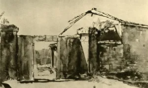 Von Hadeln Prints: Entrance to a Farmyard, mid 18th century, (1928). Artist: Giovanni Battista Tiepolo