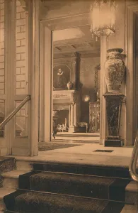 Foyer Prints: Entrance to the foyer of the Cuban Embassy in Brussels, Belgium, 1927. Creator: Unknown