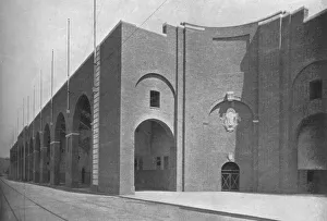 Entrance, Franklin Field Stadium, University of Pennsylvania, Philadelphia, 1923 Entrance, Franklin Field Stadium, University of Pennsylvania, Philadelphia, 1923