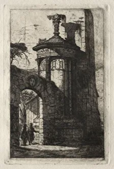 Charles Meryon French Prints: Entrance to the French Capuchin Convent at Athens, 1854. Creator: Charles Meryon (French