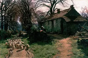 Domestic Chore Prints: Entrance To Gleneagles, 1878. Creator: David Farquharson