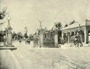 Entrance to Government House, Melbourne, 1901. Creator: Unknown