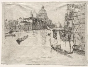 Otto H Bacher American Prints: Entrance to the Grand Canal, Venice, 1880. Creator: Otto H. Bacher (American, 1856-1909)