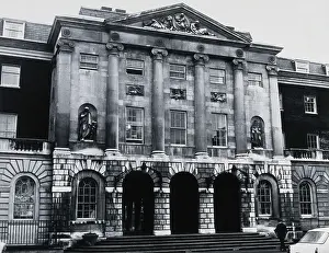 Asclepius Prints: The front entrance of Guy's Hospital