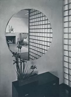 Houseplant Gallery: Entrance hall in the house of Dr. and Mrs. James B. Graeser in Oakland, California