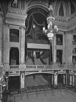 Entrance lobby, the Chicago Theatre, Chicago, Illinois, 1925