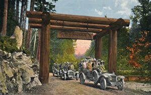 Entrance to Mount Rainier National Park, c1916. Artist: Asahel Curtis