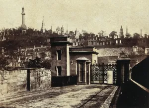 Necropolis Prints: Entrance of Necropolis, Glasgow, c1880s. Creator: Unknown
