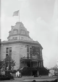 Nurses Prints: Entrance, Nurses School, between c1915 and c1920. Creator: Bain News Service