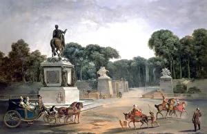 Le Prince Prints: Entrance to the Palace of Louis XV, 1775. Artist: Jean Baptiste Le Prince
