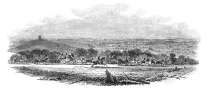 Entrance to the Park, Goodwood, 1845. Creator: Unknown