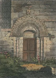 Entrance to Patricksbourne Church, 1817. Creator: Unknown