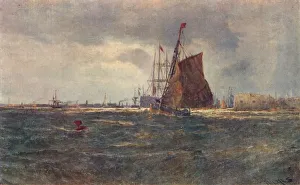 Edwin Prints: Entrance to Portsmouth Harbour, late 19th Century (1906)