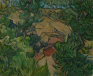 Van Gogh Museum Prints: Entrance to a Quarry, 1889. Creator: Gogh, Vincent, van (1853-1890)