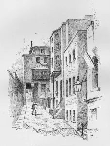 Ward Downey Prints: Entrance to the Roman Bath, 1890. Artist: Hume Nisbet