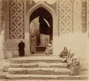 Uzbekistan Prints: At the entrance to Shakh-i Zindeh