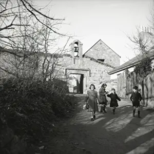 St Marys Prints: Entrance to Star Castle, Scilly Isles, c1955. Creator: Arthur Charles Kirby Ware
