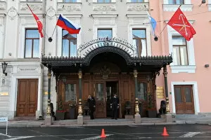 Doorman Collection: Entrance of the Taleon Imperial Hotel, St Petersburg, Russia, 2011. Artist: Sheldon Marshall
