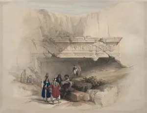 1796 1864 Gallery: Entrance to the Tombs of the Kings, Jerusalem, 1839. Creator: David Roberts (British, 1796-1864)