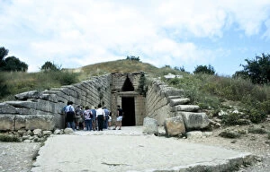 Schliemann Collection: Entrance of a tumulus at Mycenae, late Bronze Age, Greece, c1450-c1100 BC