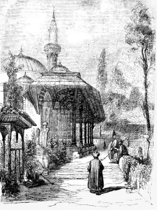Minarets Prints: Entrance to a Turkish Mosque, 1854. Creator: Unknown