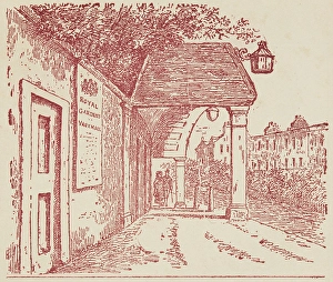 Porch Prints: Entrance to Vauxhall Gardens, 1888. Creator: Unknown