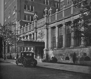 Detail of entrance, Wade Park Manor Hotel, Cleveland, Ohio, 1923
