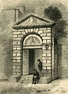 Prior Gallery: Entrance to Westminster School, (1881). Creator: Unknown