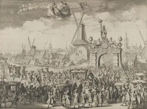 State Coach Prints: Entrance of William III into The Hague (Inhaling van S. K. Maj