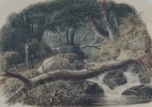 The Entrance to a Wood, 1836. Creator: Robert Walter Weir