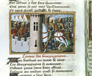 Charles Vii Gallery: Entry of the Burgundians into Paris, 14 May 1418, (c1484)
