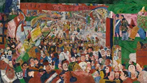 Symbolism Collection: The Entry of Christ into Brussels in 1889, 1888. Creator: Ensor, James (1860-1949)