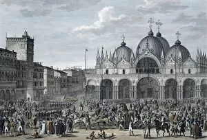 Antoine Charles Horac Vernet Collection: The entry of the French into Venice, Floreal, Year 5 (May 1797)